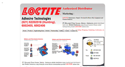 Desktop Screenshot of distributorloctite.com