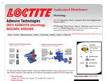 Tablet Screenshot of distributorloctite.com